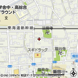 静岡県浜松市中央区飯田町659周辺の地図
