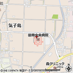 磐南中央病院周辺の地図