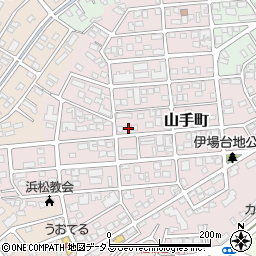 静岡県浜松市中央区山手町28-10周辺の地図