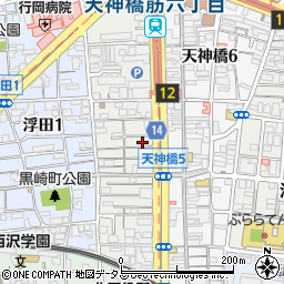 大阪府大阪市北区浪花町9周辺の地図