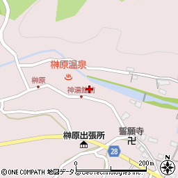榊原温泉 神湯館周辺の地図