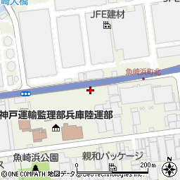 兵庫県神戸市東灘区魚崎浜町34周辺の地図