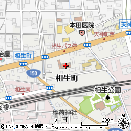 浜松東警察署周辺の地図