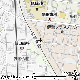 三重県津市幸町22周辺の地図