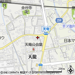 静岡県磐田市天龍257周辺の地図