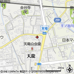 静岡県磐田市天龍256周辺の地図