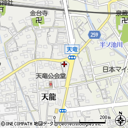 静岡県磐田市天龍261-3周辺の地図
