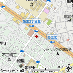 苗加病院周辺の地図