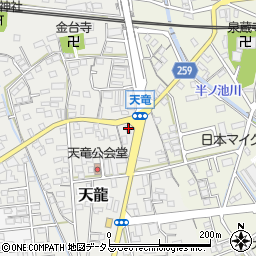 静岡県磐田市天龍262周辺の地図
