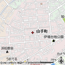 静岡県浜松市中央区山手町28-5周辺の地図