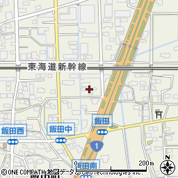 静岡県浜松市中央区飯田町461周辺の地図