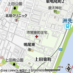 兵庫県西宮市上田東町1-17周辺の地図