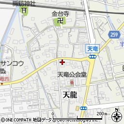 静岡県磐田市天龍249周辺の地図