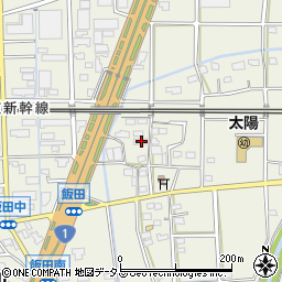 静岡県浜松市中央区飯田町1571周辺の地図