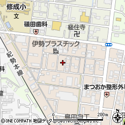 三重県津市幸町26-8周辺の地図