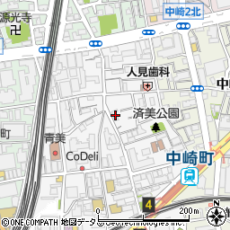 アドバンス梅田東周辺の地図