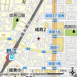 ナショナルタクシー本社周辺の地図