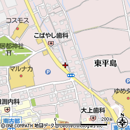 岡山県岡山市東区東平島1666周辺の地図