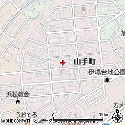 静岡県浜松市中央区山手町28-6周辺の地図