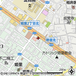 波戸塗料店周辺の地図