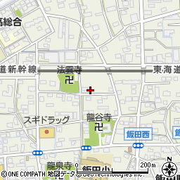静岡県浜松市中央区飯田町649周辺の地図