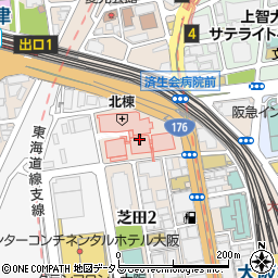 ファミリーマート済生会中津病院店周辺の地図