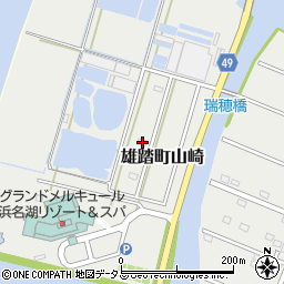 静岡県浜松市中央区雄踏町山崎5924周辺の地図