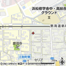 静岡県浜松市中央区飯田町757周辺の地図