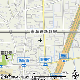 静岡県浜松市中央区飯田町440周辺の地図