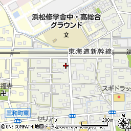 静岡県浜松市中央区飯田町749周辺の地図