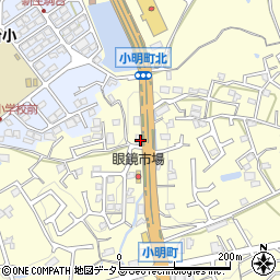 奈良県生駒市小明町428周辺の地図