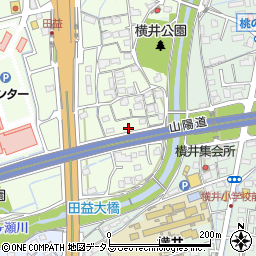 岡山県岡山市北区田益1786-1周辺の地図