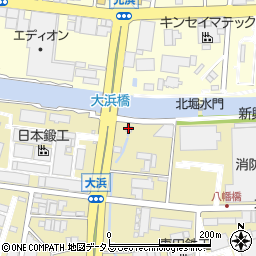 尼崎市又兵衛抽水場周辺の地図