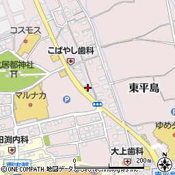 岡山県岡山市東区東平島1668周辺の地図