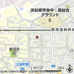 静岡県浜松市中央区飯田町758周辺の地図