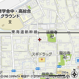 静岡県浜松市中央区飯田町657周辺の地図