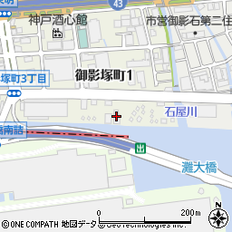日本アルコール物流　神戸営業所周辺の地図