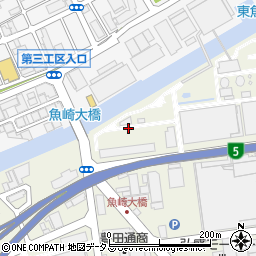 魚崎大橋周辺の地図