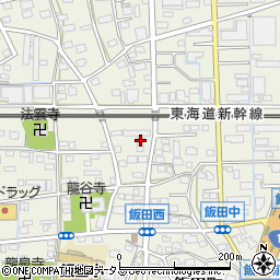 静岡県浜松市中央区飯田町390周辺の地図