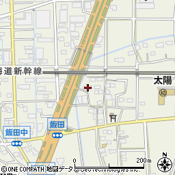 静岡県浜松市中央区飯田町1574周辺の地図