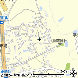 奈良県生駒市小明町408-5周辺の地図