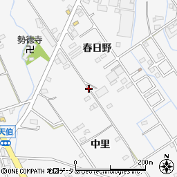 愛知県豊橋市天伯町周辺の地図