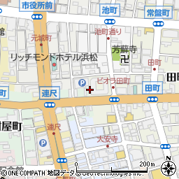 静岡県浜松市中央区田町223周辺の地図
