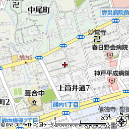 リブリ新神戸周辺の地図