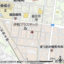 三重県津市幸町26-34周辺の地図