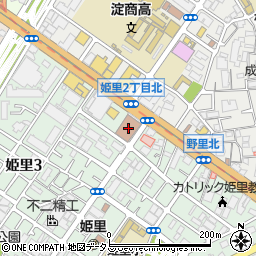 西淀川郵便局周辺の地図