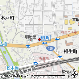 静岡銀行　相生支店周辺の地図