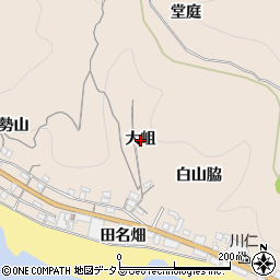 愛知県南知多町（知多郡）豊浜（大岨）周辺の地図