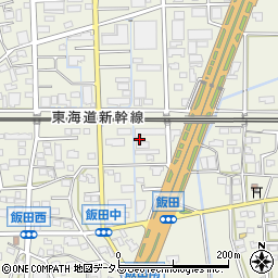 静岡県浜松市中央区飯田町445周辺の地図