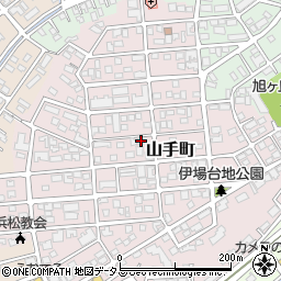 静岡県浜松市中央区山手町28-28周辺の地図